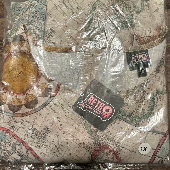 Retrolicious Maps Dress - Picture 10 of 10